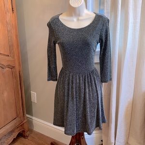 Forever 21 Three Quarter Sleeve Glam Midi Dress